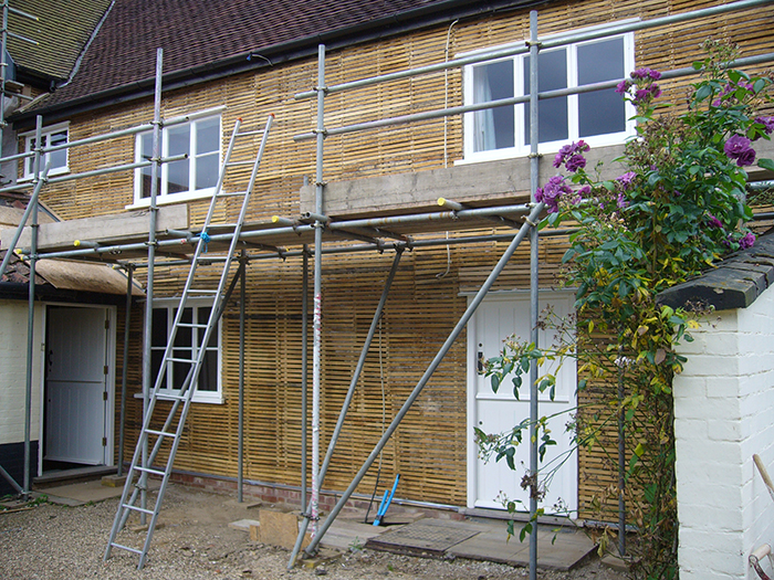 lath and haired chalk render suffolk